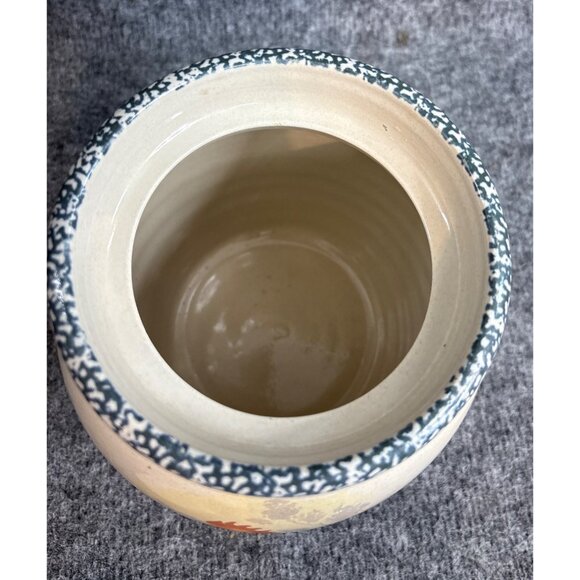 Cookie Jar Ceramic Rooster Handmade USA 1999 Microwave Dishwasher Safe 10in - Picture 4 of 7